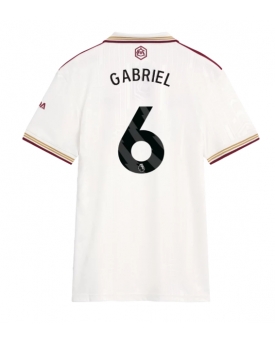 Billige Fotballdrakt Arsenal Gabriel Magalhaes #6 Replika Tredjedrakt Dame 2025-26 Kortermet Billige Fotballdrakt Arsenal Gabriel Magalhaes #6 Replika Tredjedrakt Dame 2025-26 Kortermet